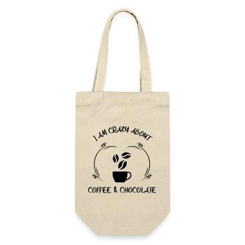 Café, expresso, café et chocolat - Sac à bouteille - nature - Devant