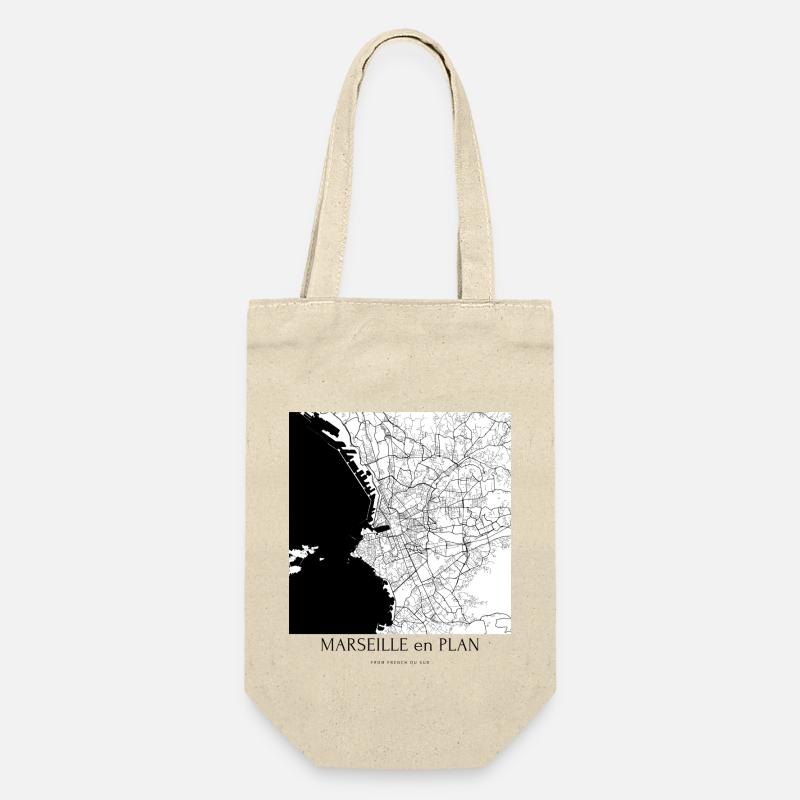 MARSEILLE en PLAN § - Sac à bouteille - nature
