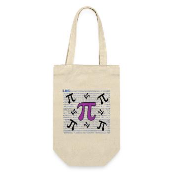 Pi Day - Happy Pi Day - Gift Bag for Bottles - nature - Front