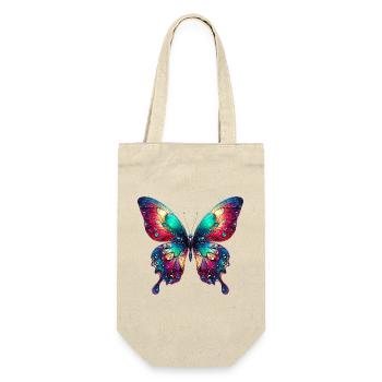 Schmetterling - Geschenkbeutel für Flaschen - Natur - Vorne