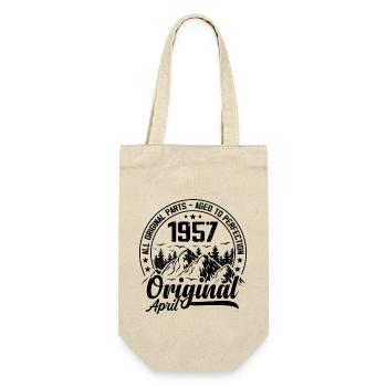 1957 avril Original : 67 Ans cadeau Anniversaire - Sac à bouteille - nature - Devant
