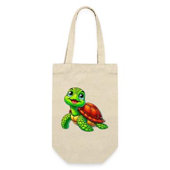 Tortue - Sac à bouteille - nature - Devant