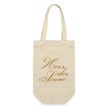 Herr der Sinne - Geschenkbeutel für Flaschen - Natur - Vorne