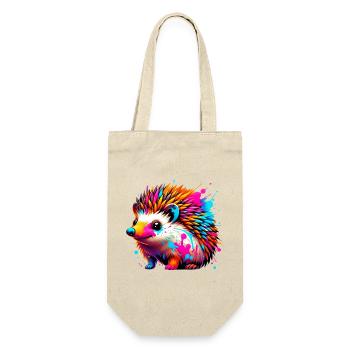 Hedgehog - Gift Bag for Bottles - nature - Front