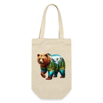 Ours - Sac à bouteille - nature - Devant