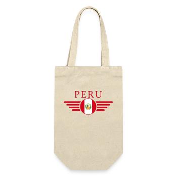 J’aime le Pérou, T-Shirt Design Style Élégance - Sac à bouteille - nature - Devant