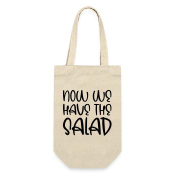 Maintenant, nous avons la salade - Sac à bouteille - nature - Devant
