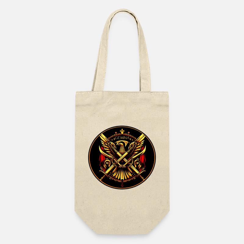 Phönix Doppelschwert Wappen - Legio X Gemina - Geschenkbeutel für Flaschen - Natur