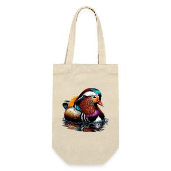 Mandarin duck - Gift Bag for Bottles - nature - Front