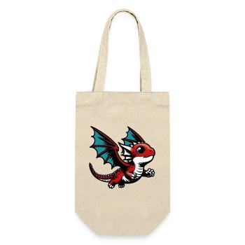 Dragon - Gift Bag for Bottles - nature - Front