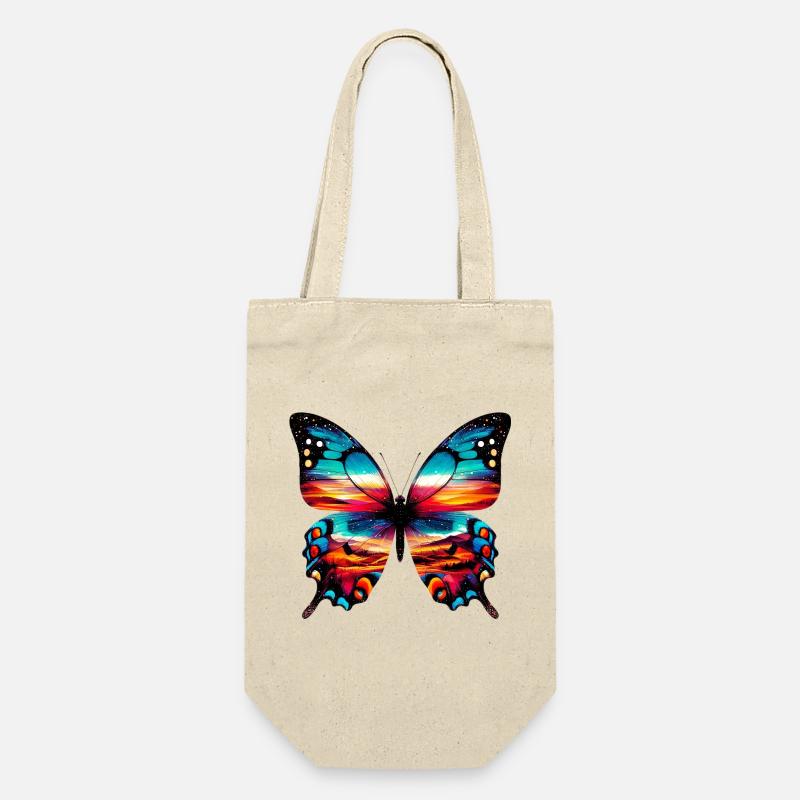 Papillon - Sac à bouteille - nature