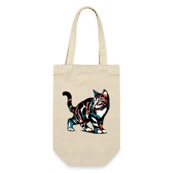 Cat - Gift Bag for Bottles - nature - Front