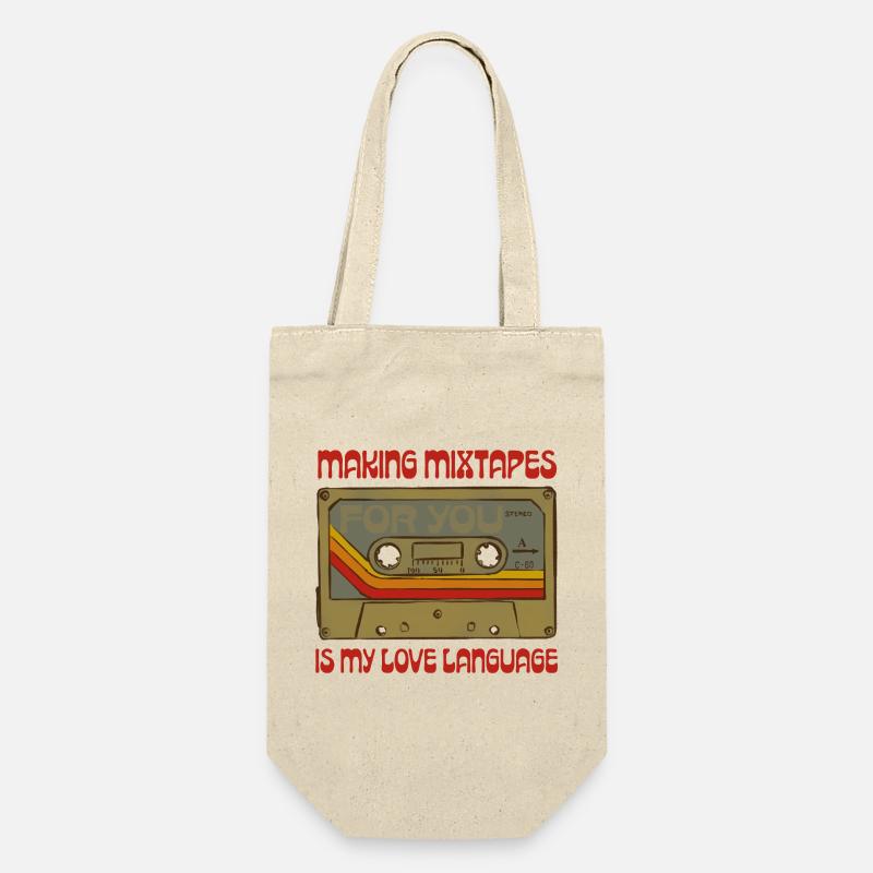 Les mixtapes sont ma langue d’amour - Sac à bouteille - nature