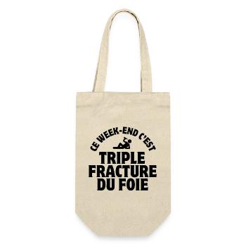 weekend, fiesta, stag do - Gift Bag for Bottles - nature - Front