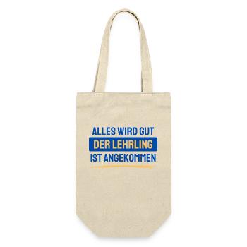 Alles wird gut - Geschenkbeutel für Flaschen - Natur - Vorne