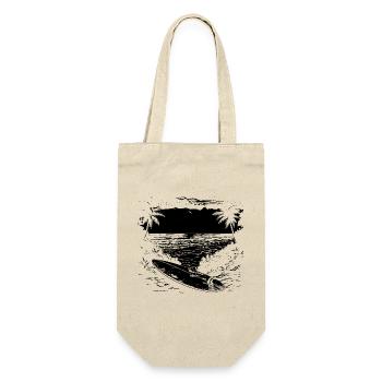 Surfing Graphics - Gift Bag for Bottles - nature - Front