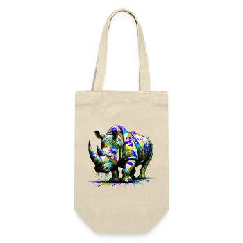 Rhinoceros - Gift Bag for Bottles - nature - Front
