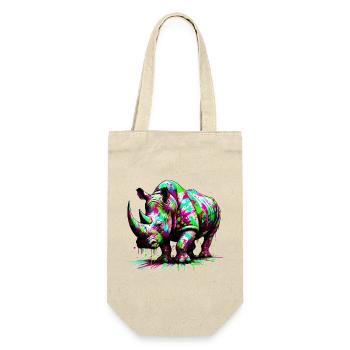 Rhinoceros - Gift Bag for Bottles - nature - Front