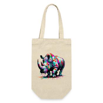 Rhinoceros - Gift Bag for Bottles - nature - Front