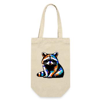 Raccoon - Gift Bag for Bottles - nature - Front