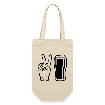 Commander de la bière - Sac à bouteille - nature - Devant