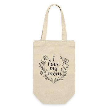 I love my mom - Gift Bag for Bottles - nature - Front