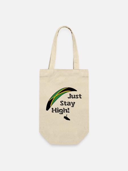 JustStayHigh - Geschenkbeutel für Flaschen - Natur