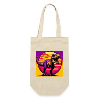 dinosaure - Sac à bouteille - nature - Devant