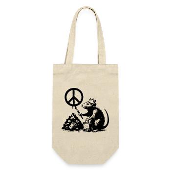 Rat calls for peace - Gift Bag for Bottles - nature - Front