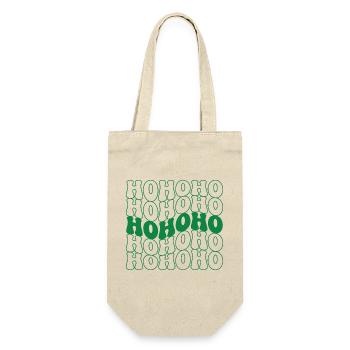 Hohoho Christmas Vintage - Gift Bag for Bottles - nature - Front