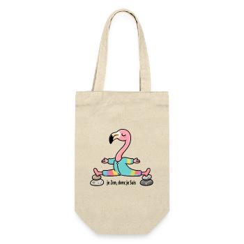 Yoga I Zen therefore I am - Gift Bag for Bottles - nature - Front