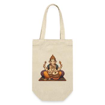 Ganesha Tabla - Sac à bouteille - nature - Devant