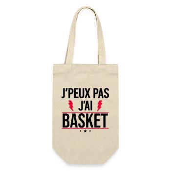 I can't I have basketball Humor Basketball - Gift Bag for Bottles - nature - Front