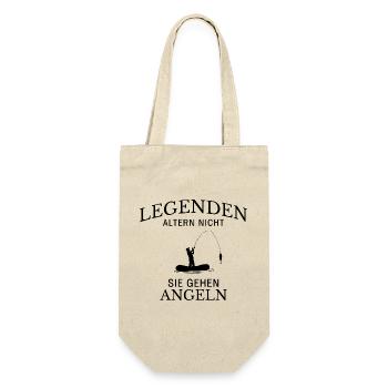 Legends Go Fishing Saying - Gift Bag for Bottles - nature - Front