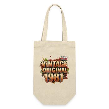 Vintage Original 1981 - Sac à bouteille - nature - Devant