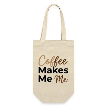 Le café fait de moi moi - Dit amoureux du café - Sac à bouteille - nature - Devant