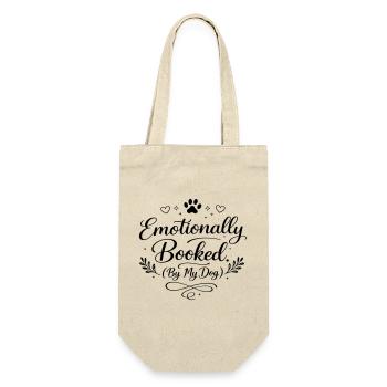 Emotionally booked - Geschenkbeutel für Flaschen - Natur - Vorne