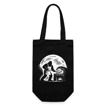 Bigfoot Pizza Maker - Gift Bag for Bottles - black - Front