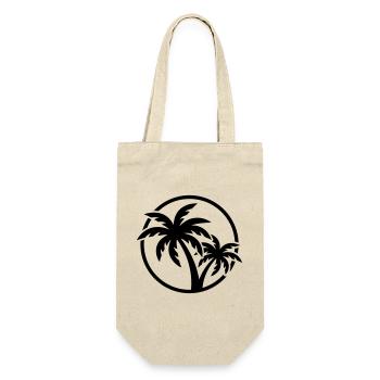 Palm Tree Symbol Beach - Gift Bag for Bottles - nature - Front