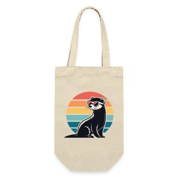 Furet rétro au soleil - Sac à bouteille - nature - Devant