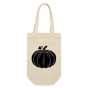Pumpkin Harvest Silhouette - Gift Bag for Bottles - nature - Front