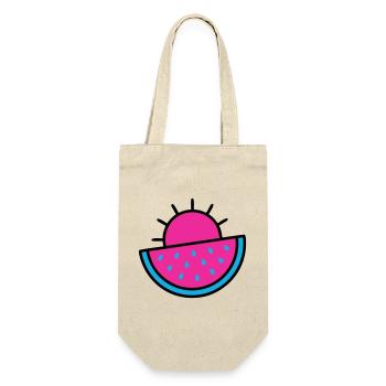 Watermelon Sun 90s Pop Art - Gift Bag for Bottles - nature - Front