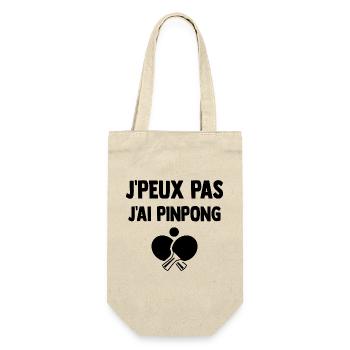 J-peux_pas_j-ai_pinpong - Sac à bouteille - nature - Devant