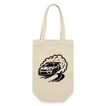 Car Drifting Icon - Gift Bag for Bottles - nature - Front