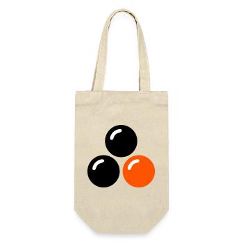 Table tennis balls Table tennis club Ping Pong - Gift Bag for Bottles - nature - Front