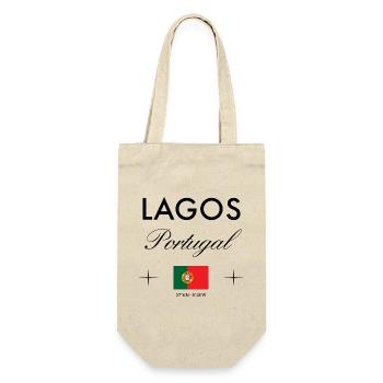 Lagos Portugal Koordinaten Reise Souvenir - Geschenkbeutel für Flaschen - Natur - Vorne