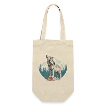 Wolf - Gift Bag for Bottles - nature - Front