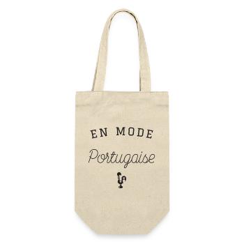 In Portuguese Fashion T-Shirt Gift Humor - Gift Bag for Bottles - nature - Front