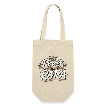 Mama -Lustiges Geschenk- - Geschenkbeutel für Flaschen - Natur - Vorne