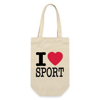 I love sports - Gift Bag for Bottles - nature - Front